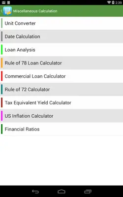 Financial Calculators android App screenshot 9