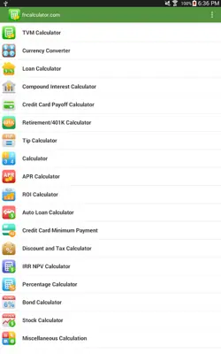 Financial Calculators android App screenshot 23