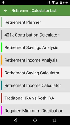 Financial Calculators android App screenshot 2