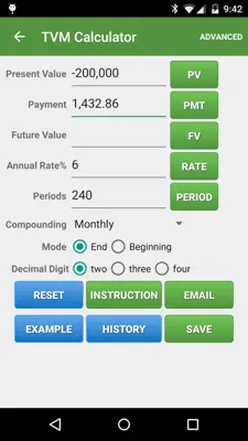 Financial Calculators android App screenshot 6